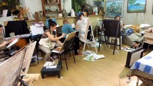 Набросок. мастер класс. обнаженная модель. акварель