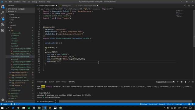 generando pdf con la libreria jsPDF смотреть онлайн