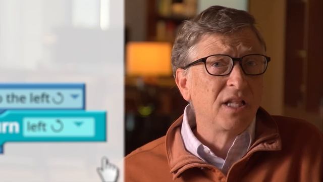 Hour of Code - Bill Gates explains If statements смотреть онлайн