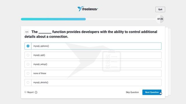 Freelancer - PHP5 - level 2 - test (75%) смотреть онлайн