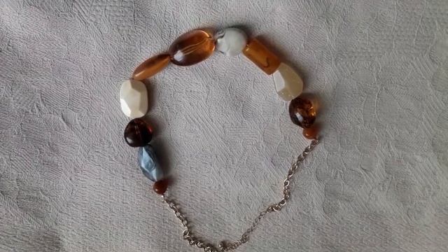 Шейное украшение "Янтарь" артикул 600026 смотреть онлайн