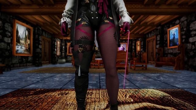 Skyrim Se Sangria - Hdt SMP Outfit Mod