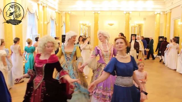 Студия Старинного Танца им. А.С. Пушкина- СПБ приглашает всех желающих на наши занятия! смотреть онлайн