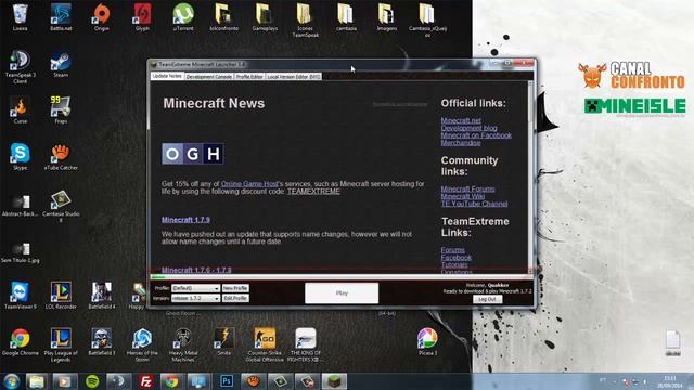 Fix erro Java Minecraft 1.7.2 смотреть онлайн