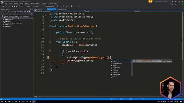 How to make Bomberman in Unity (Livestream) смотреть онлайн