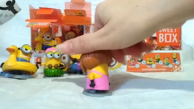 распаковка блока свит бокс "Миньоны" смотреть онлайн