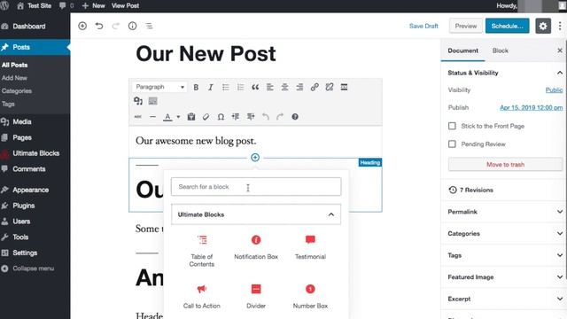 How to Add Table of Contents in WordPress (Gutenberg Editor) смотреть онлайн