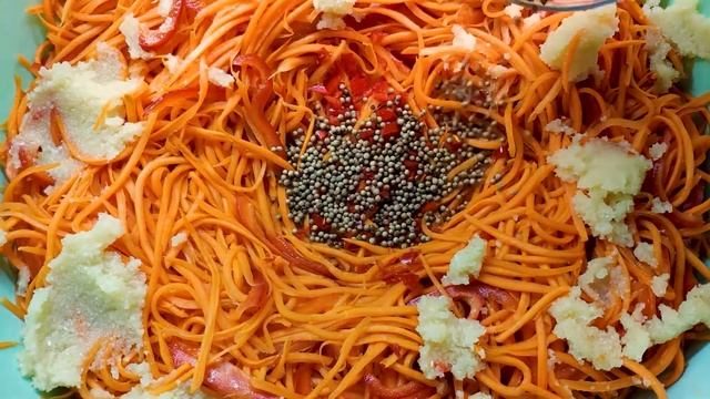 МОРКОВЬ по корейски с БОЛГАРСКИМ ПЕРЦЕМ на ЗИМУ. Самый вкусный рецепт моркови!Понравиться всей СЕМЬ смотреть онлайн