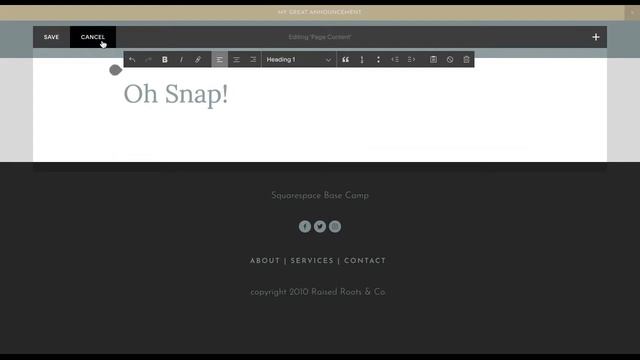 How to Make a Custom 404 page in Squarespace смотреть онлайн