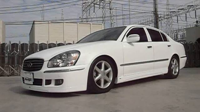 Infiniti Q45 with AirREX digital air suspension system смотреть онлайн