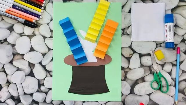 Аппликация "Шляпа фокусника" смотреть онлайн