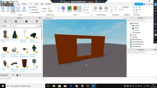 How To Make Window On Roblox Studio! смотреть онлайн
