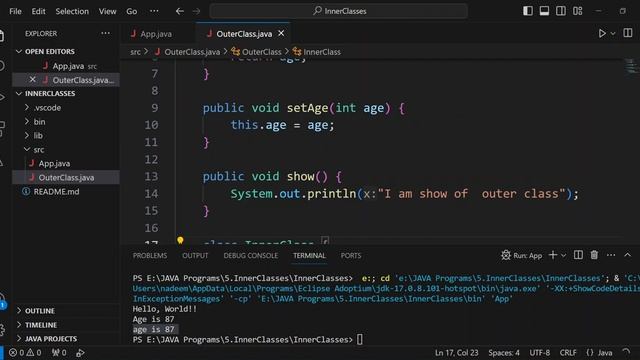 5.Nested Classes / Inner Classes смотреть онлайн