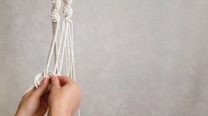 DIY. MACRAME PLANT HANGER. Макраме кашпо для цветов техникой макраме своими руками.