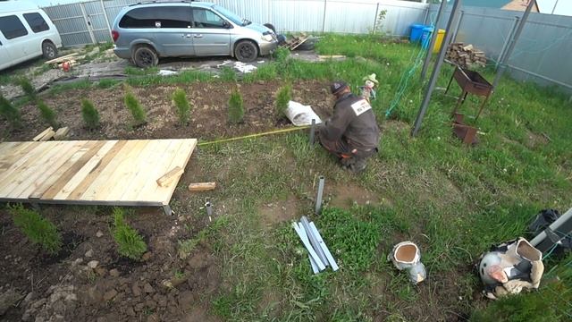 Изготовление деревянных дорожек на даче. смотреть онлайн