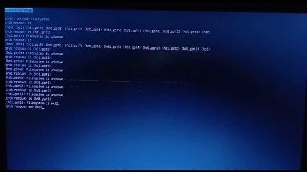 Grub loader error: unknown filesystem_fixed | kali linux booting error #technology #windows11