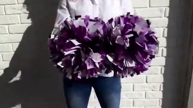 ПГМЕ36 мини. Помпоны гантелеобразные для черлидинга (чирлидинга) комбинированные. ЧЕРРИ-СПОРТ смотреть онлайн