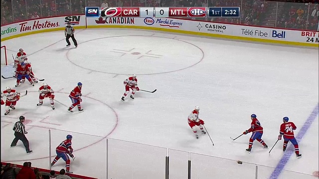 NHL. Carolina Hurricanes - Montreal Canadians 07.02.2016-1 h смотреть онлайн