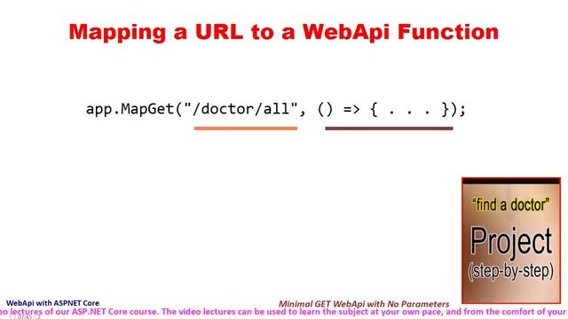 Minimal GET WebApi with No Parameters | Web Api with ASPNET Core смотреть онлайн