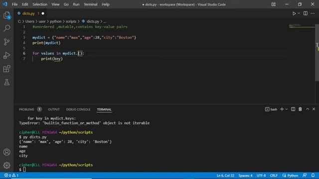 Looping Python Dictionaries -Advanced Python - Programming Tutorial смотреть онлайн