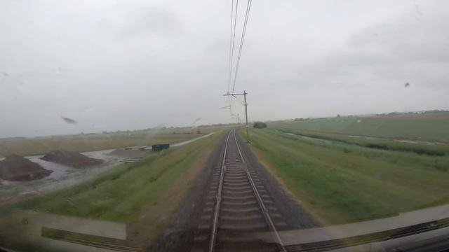 Train Cab Ride NL / Rain / Zaandam - Den Helder - Amsterdam / VIRM Intercity / June 2019 смотреть онлайн
