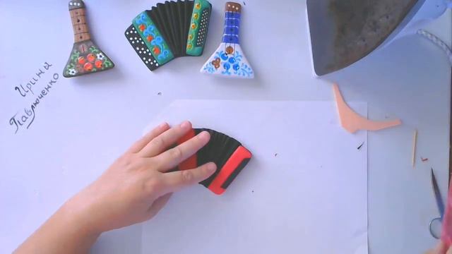 МК Баян из фоамирана от Ирины Павлюченко смотреть онлайн