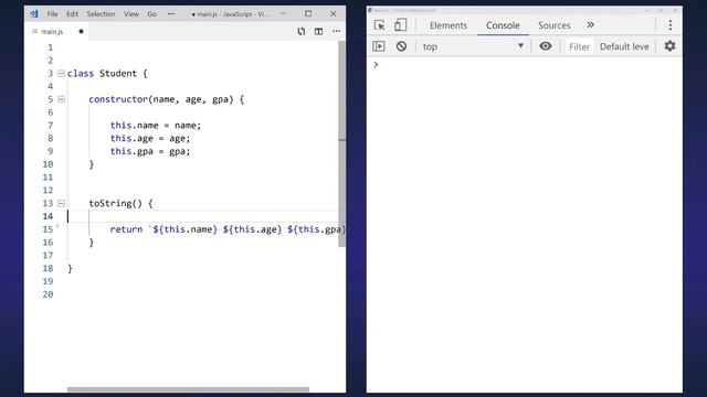 58- toString method in Class - شرح جافا سكريبت 2019 смотреть онлайн