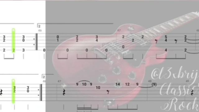 "Tears In Heaven" Eric Clapton Tablaturas Guitarra 1 & 2 смотреть онлайн