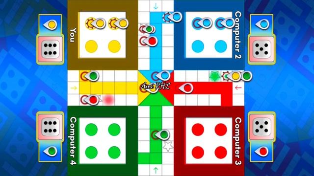 Ludo Game With 4 Friends Part 1 || Ludo Gameplay смотреть онлайн