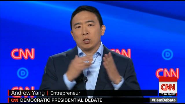 Andrew Yang's Closing Statements - CNN Democratic Presidential Debates 7-31-2019 смотреть онлайн