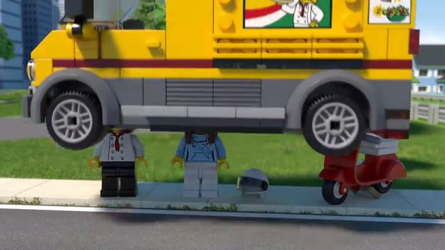 LEGO City Фургон-пиццерия 60150 смотреть онлайн
