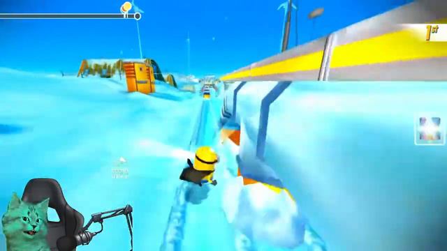 Соревнования против Дракулы в игре Миньоны игра despicable me minion rush котик Макс смотреть онлайн