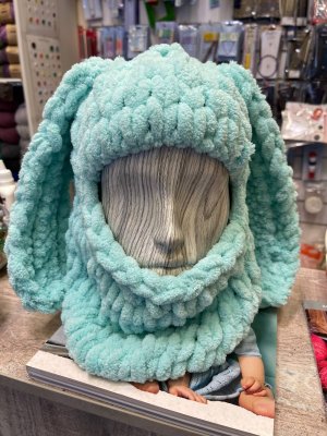 МАСТЕР-КЛАСС ПО ВЯЗАНИЮ БАЛАКЛАВЫ С УШКАМИ ЗАЙЦА