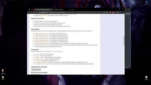 ПРОКАЧКА ЭНДЕР-СУНДУКА |Custom Ender Chest + Delux Menu| MINECRAFT ПЛАГИН|