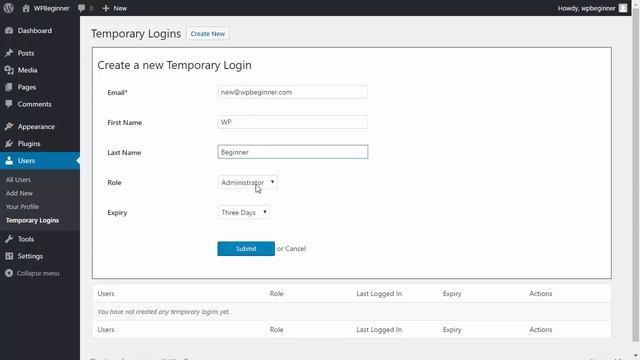 How to Create Temporary Login for WordPress смотреть онлайн