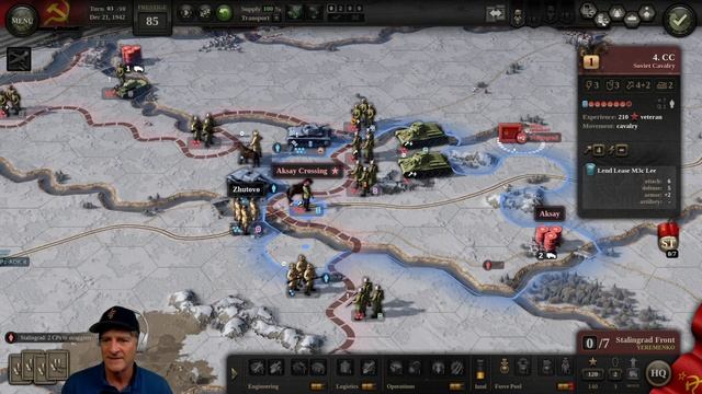 Kotelnikovo - Don 42 Unity of Command II Gameplay - | PC Wargames Strategy Games | World War 2 смотреть онлайн