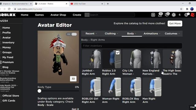 How to make a FREE small avatar (Roblox) смотреть онлайн