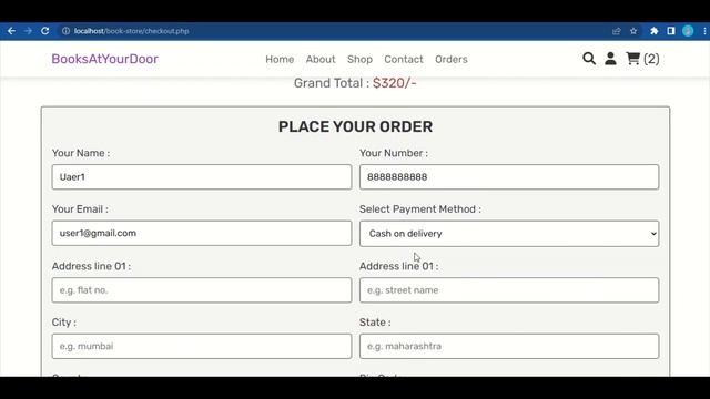 Online Book Store | PHP and MySQL смотреть онлайн