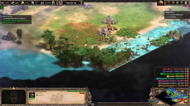 Age of Empires 2: Definitive Edition - Asia: Gajah Mada - 3. The Oath to Unify Nusantara смотреть онлайн