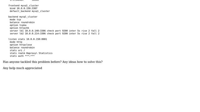 DevOps & SysAdmins: ERROR 2013 when connecting to mysql via HAProxy (3 Solutions!!) смотреть онлайн