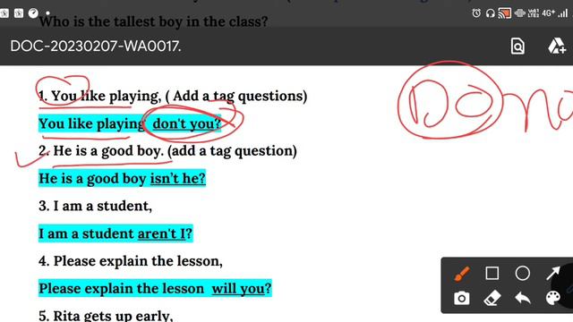 English Grammar Class IX Question Pattern Ask question & Tag questions with Important Rules смотреть онлайн