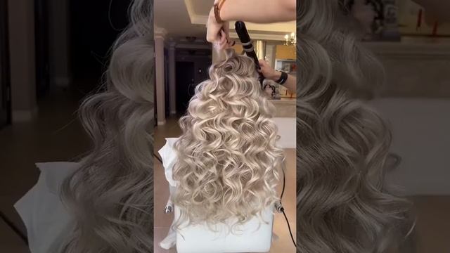 Объёмные локоны, высокий хвост ♥️ смотреть онлайн