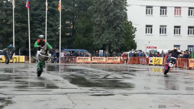 Соревнование по стантрайдингу. Открытие мотосезона 2016
