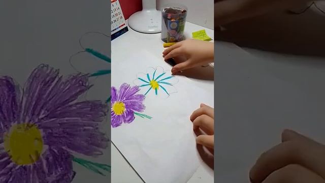 Рисуем вазу с цветами. смотреть онлайн