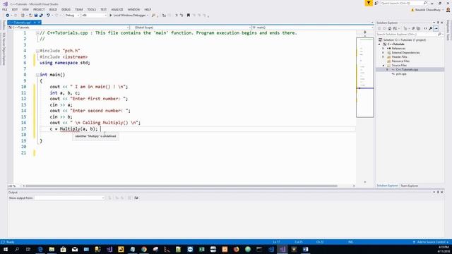 How to create C++ Function that takes multiple arguments using Visual Studio 2017 Community Edition смотреть онлайн