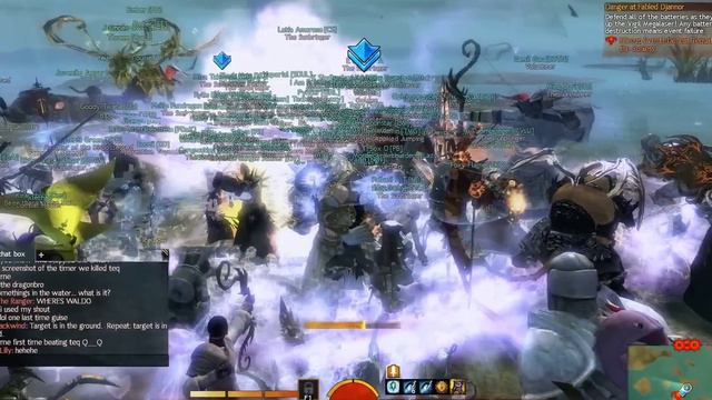 Guild Wars 2 Tequatl Glitch "Stealth-Teq" fight 9/26/2013 WIN! смотреть онлайн