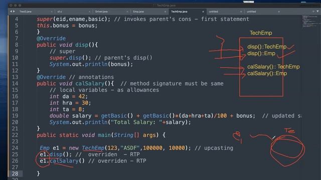 33 Complete java for beginners - Run time Polymorphism in oops смотреть онлайн