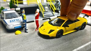 Крутая тачка для макета моделька ЛАМБОРГИНИ масштаб 1/43. Про машинки.