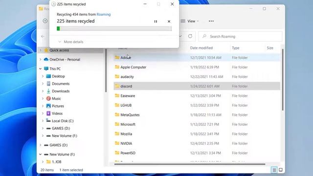 Can't Delete Discord Folder From Appdata and LocalAppData | Discord Uninstall смотреть онлайн