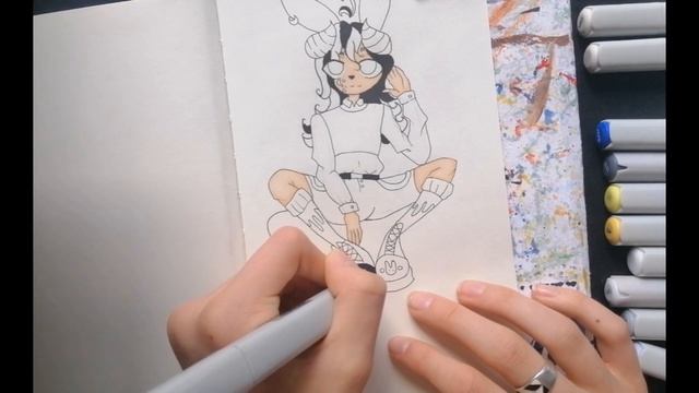 РИСУЮ РУИ:З | ОБЗОР НА СКЕТЧБУК ОТ SKETCHMARKER смотреть онлайн